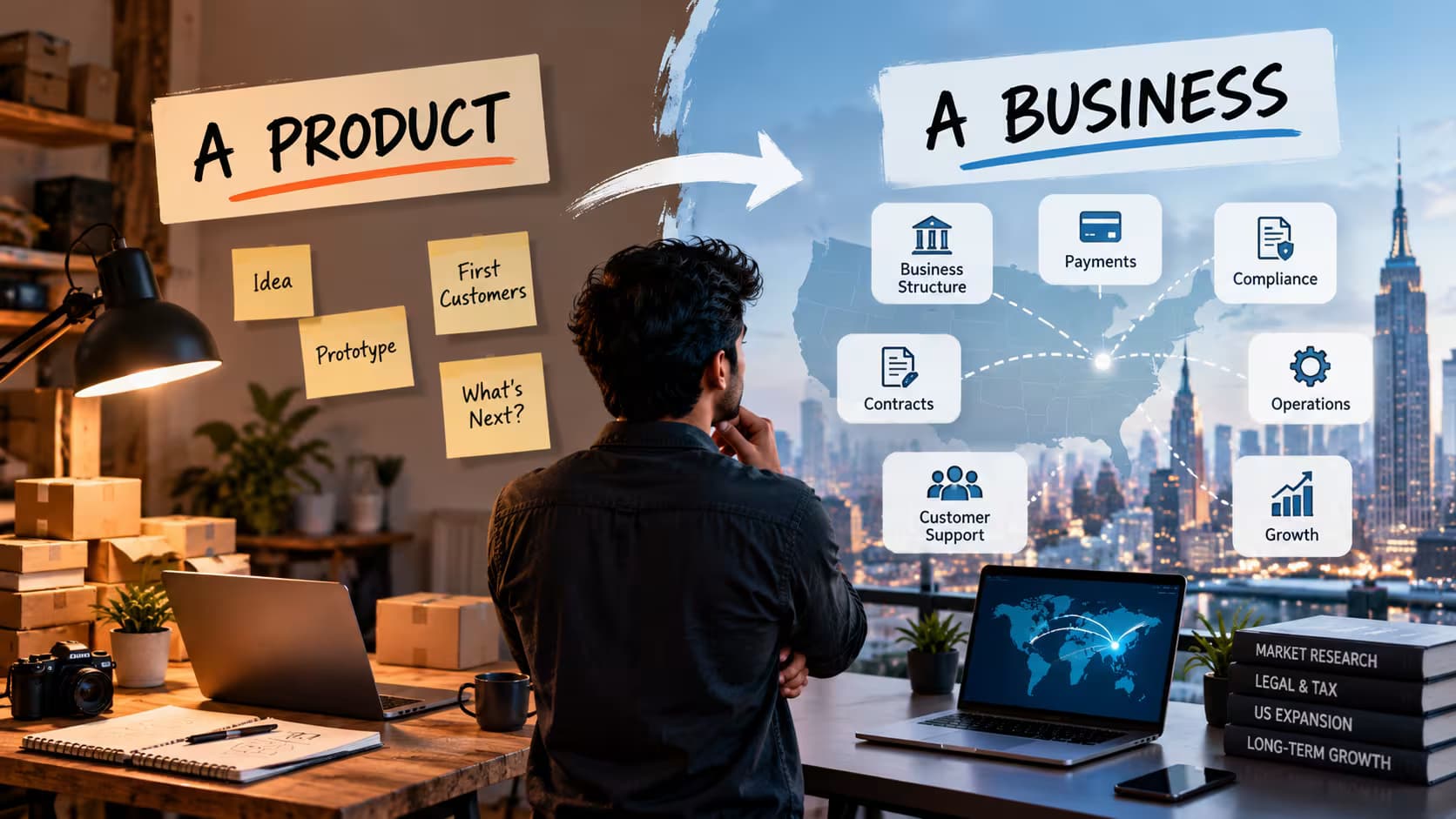 Start a Business for US Customers: He Had a Product. What He Didn't Have Was a Business.