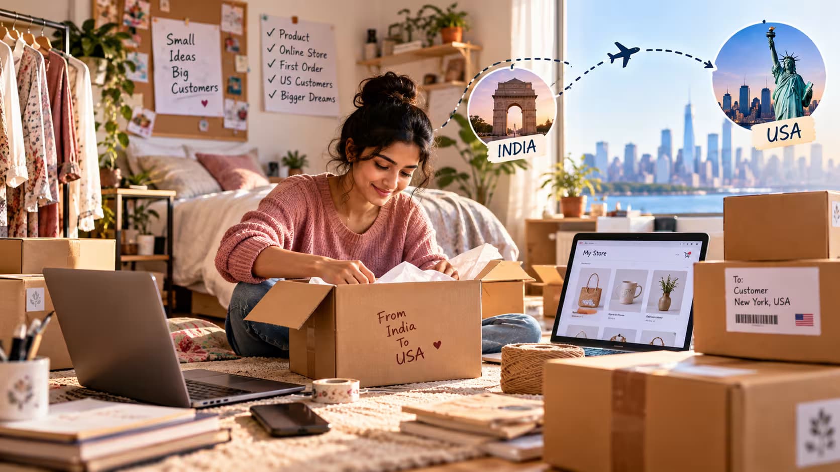 How to Start Ecommerce Business From India and Reach US Customers