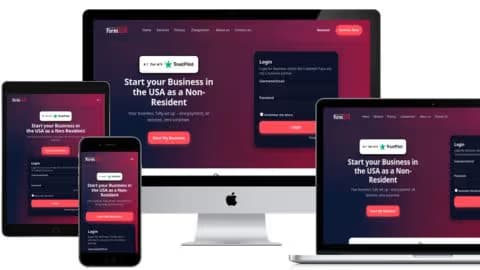 Compliance dashboard interface for FormLLC clients