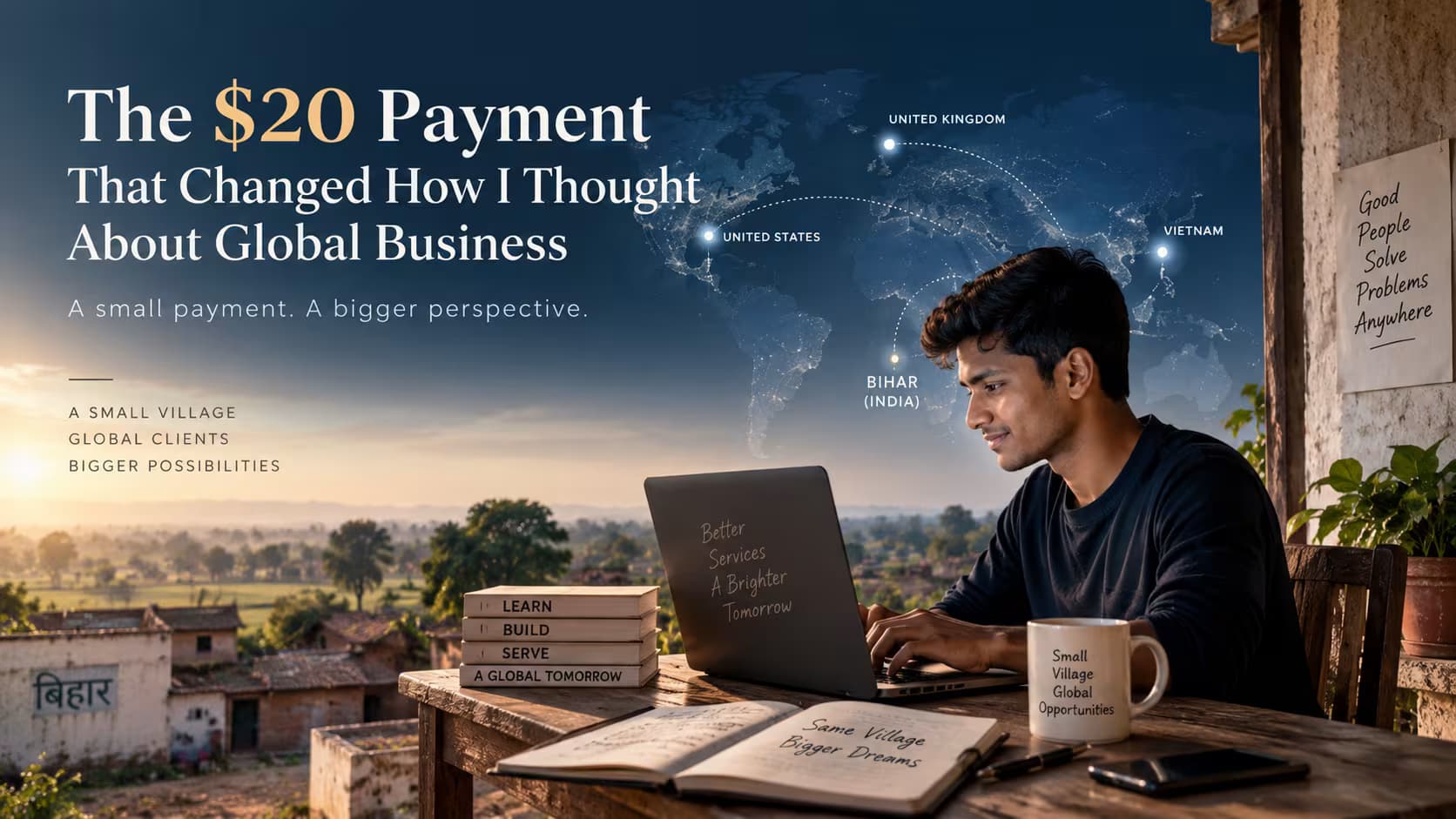 Global Business from India: The $20 Payment That Changed How I Thought About Business