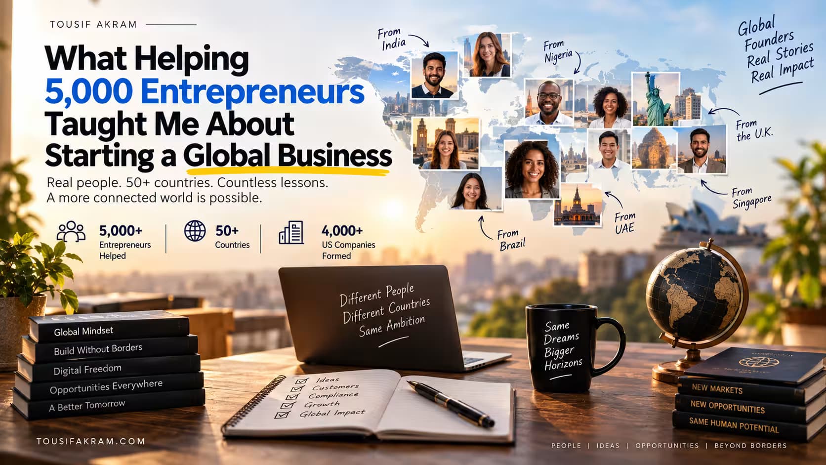What Helping 5,000 Entrepreneurs Taught Me About Starting a Global Business