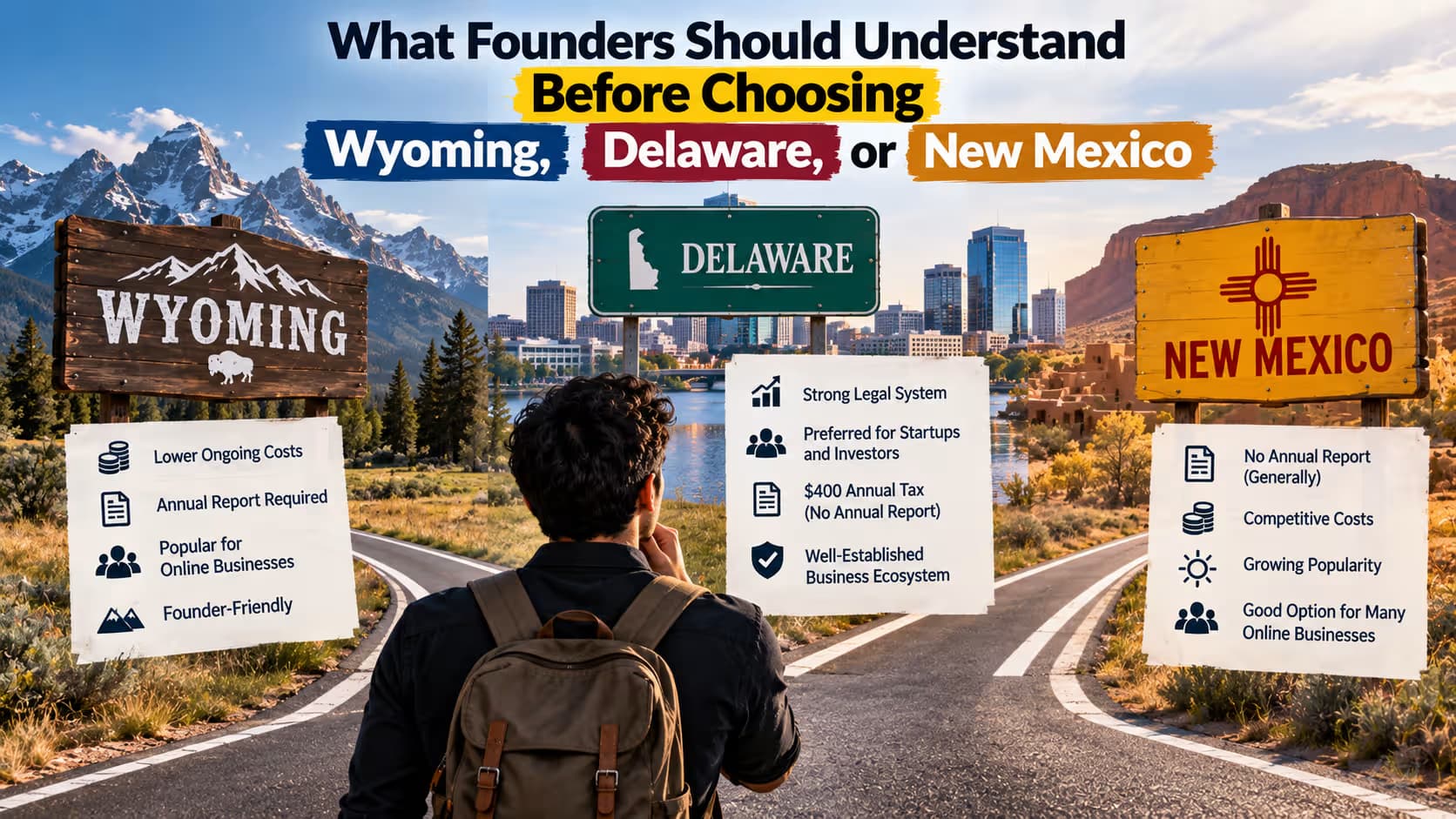 New Mexico LLC vs Wyoming and Delaware: What Founders Should Know