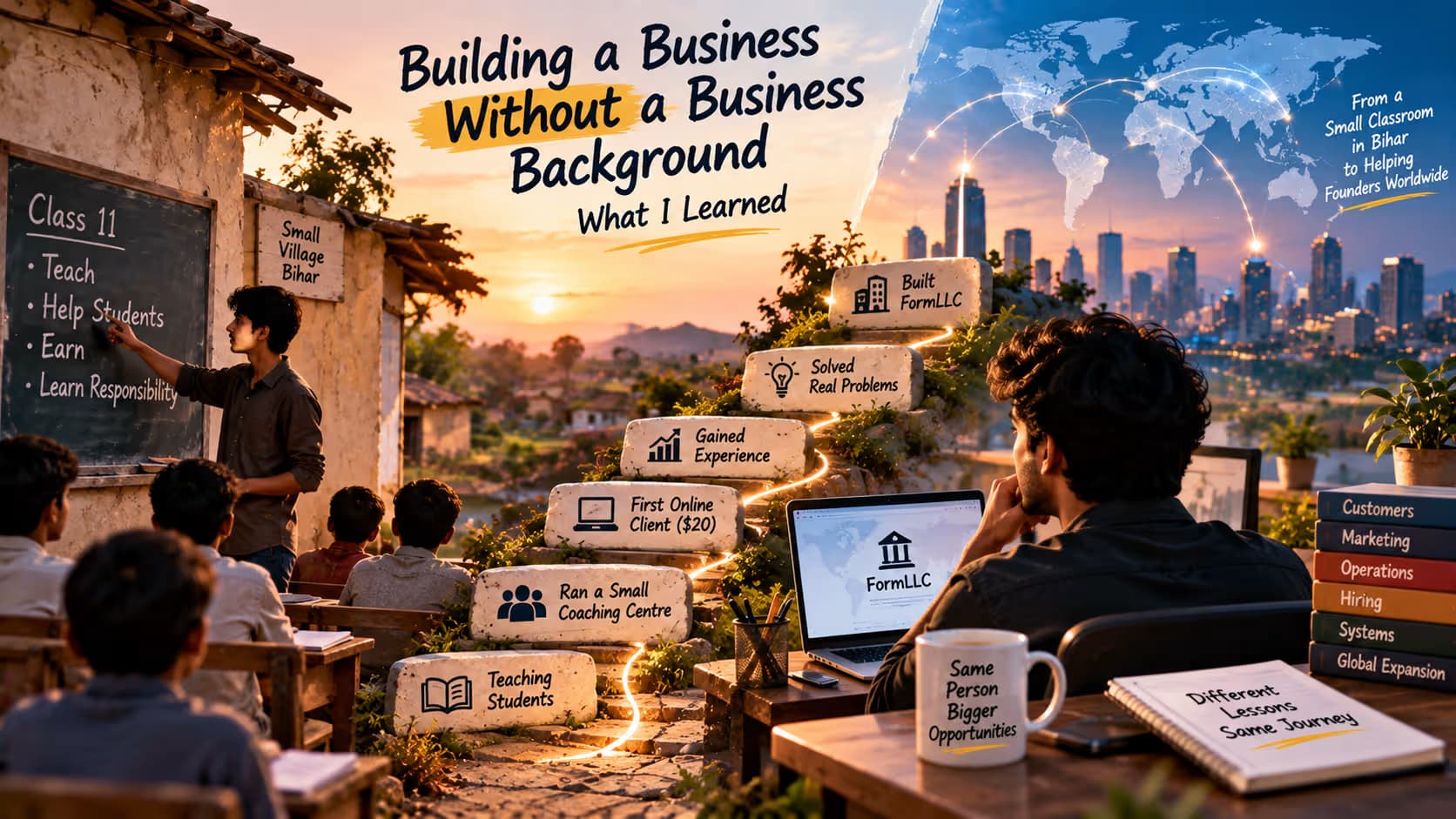 Building a Business Without a Business Background: What I Learned