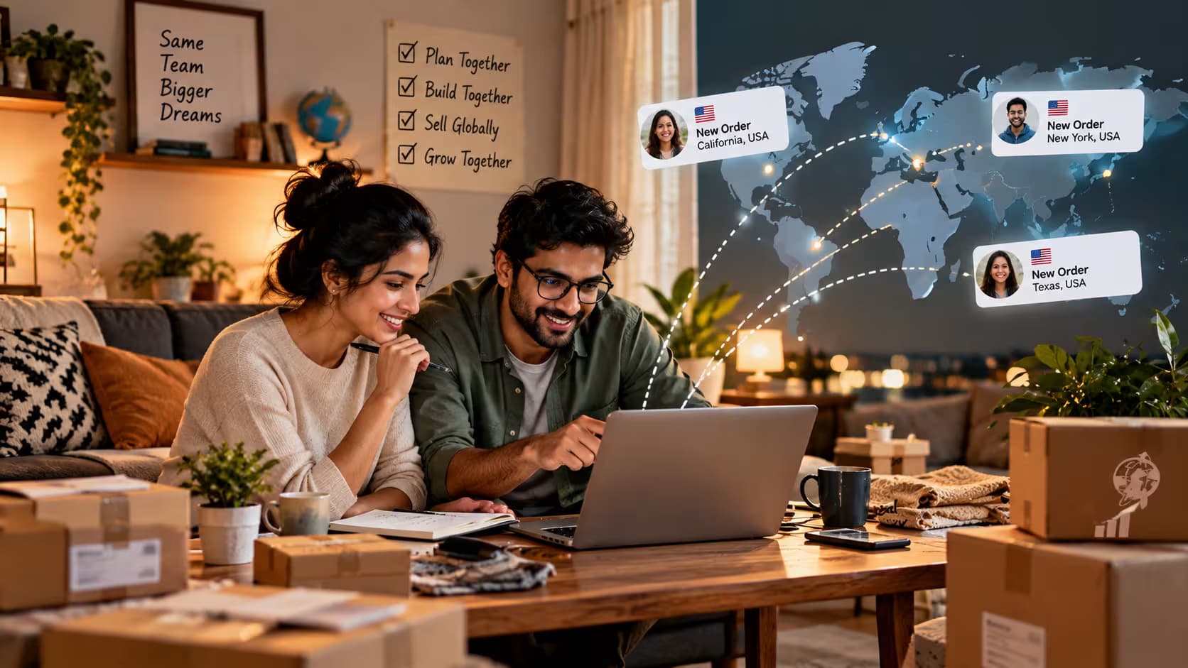 Start a Business With Your Spouse: From Living Room to Global Business