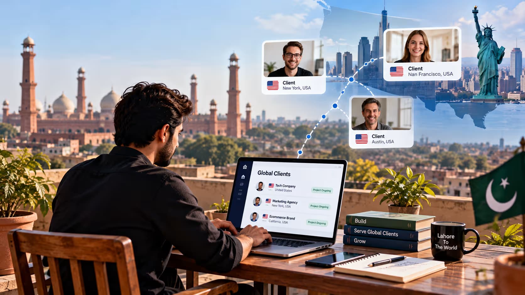 US LLC From Pakistan: He Started His Business in Lahore. His First Big Customers Were in America.