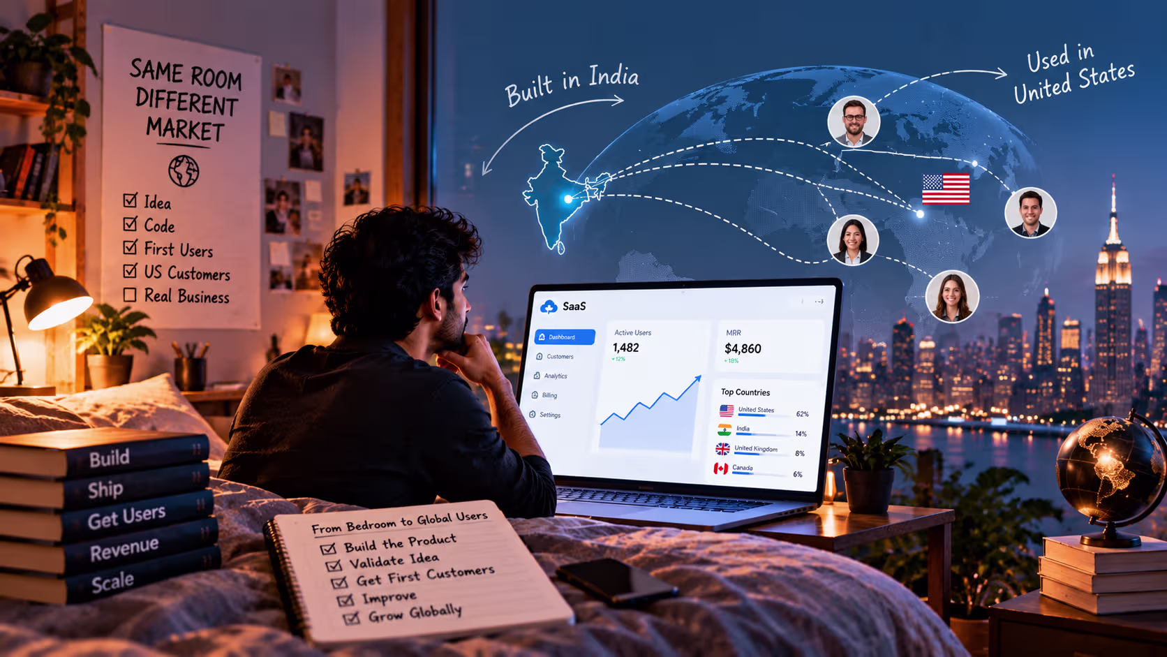 Start a SaaS Business From India: Build for US Customers