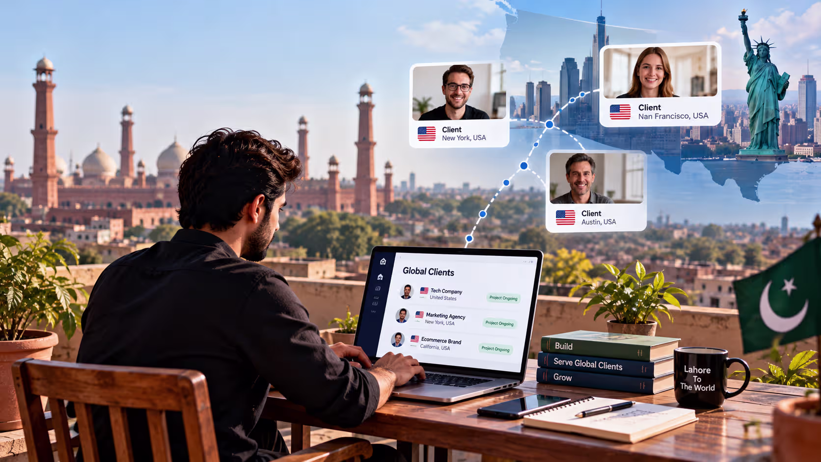 US LLC From Pakistan: He Started His Business in Lahore. His First Big Customers Were in America.