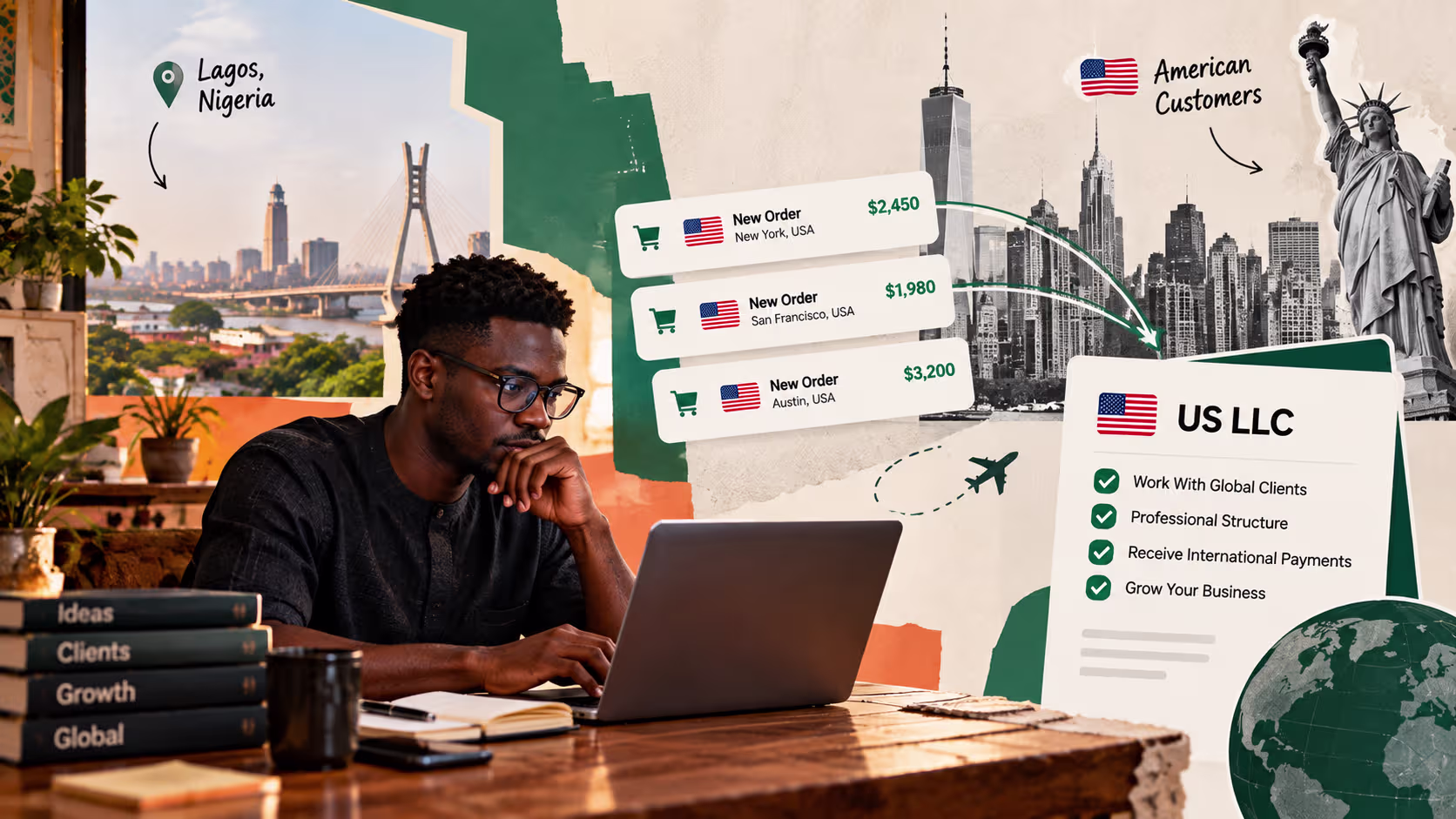 US LLC From Nigeria: He Was Running His Business From Lagos