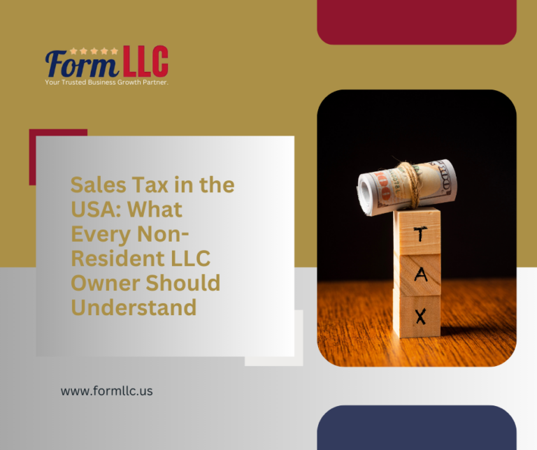 Sales Tax in the USA: What Every Non-Resident LLC Owner Should Understand