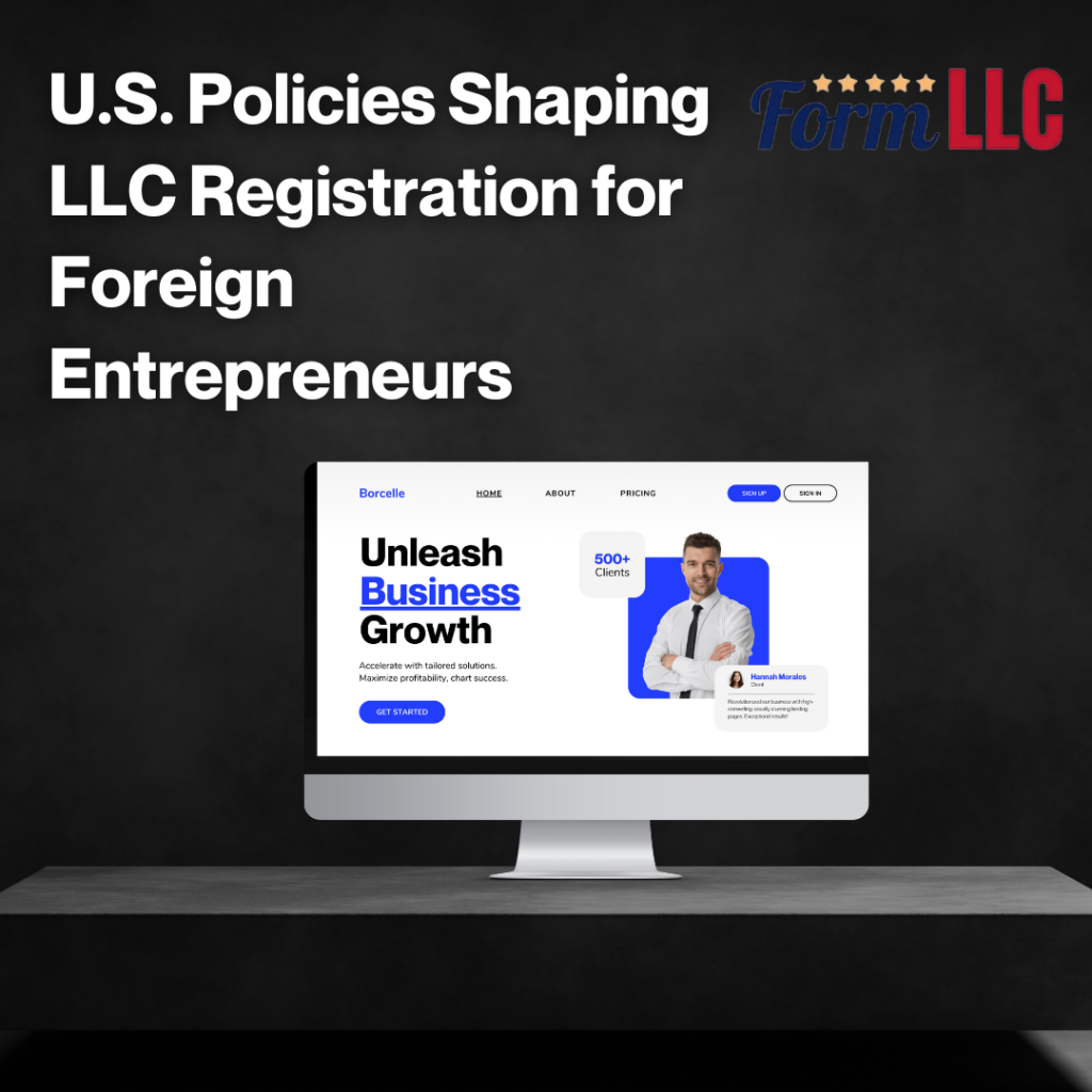 The method of forming a Limited Liability Company (LLC) withinside the U.S. has continually been attractive to overseas marketers because of its bendy shape and capacity marketplace access. However, current coverage shifts following political modifications withinside the U.S. have delivered new complexities that have an effect on non-citizens in search of to set up LLCs.